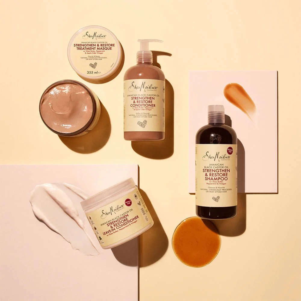 Shea Moisture Jamaican Black Castor Oil Strengthen & Restore Conditioner 384ml - Image 4