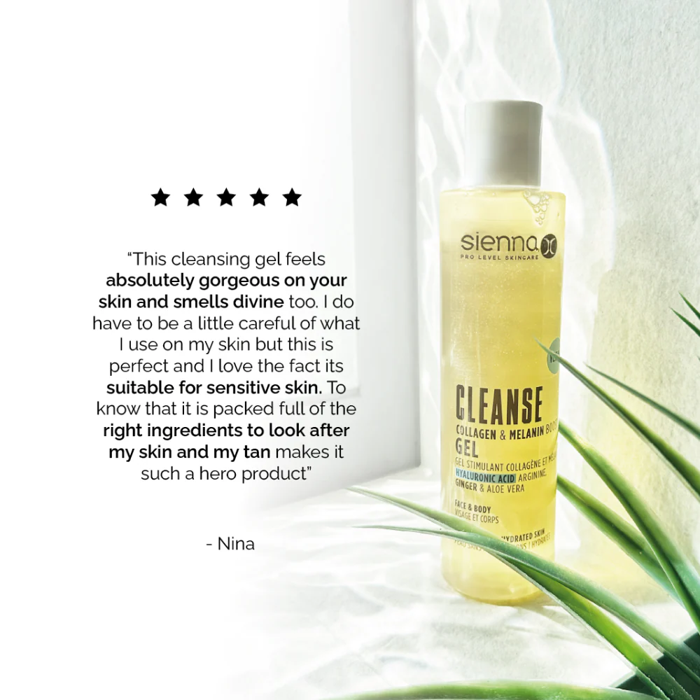 Sienna X Cleanse Collagen & Melanin Boosting Gel 200ml - Image 5