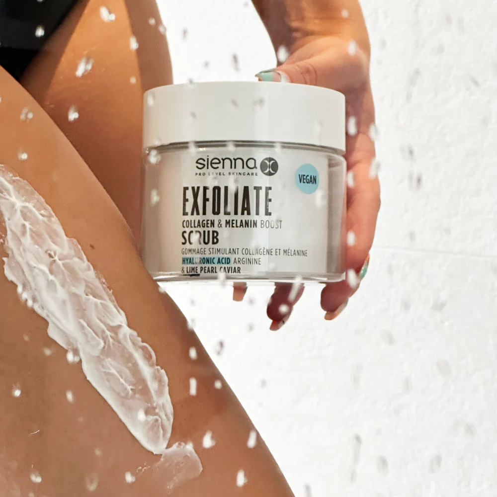 Sienna X Exfoliate Collagen & Melanin Boost Body Scrub 180ml - Image 3