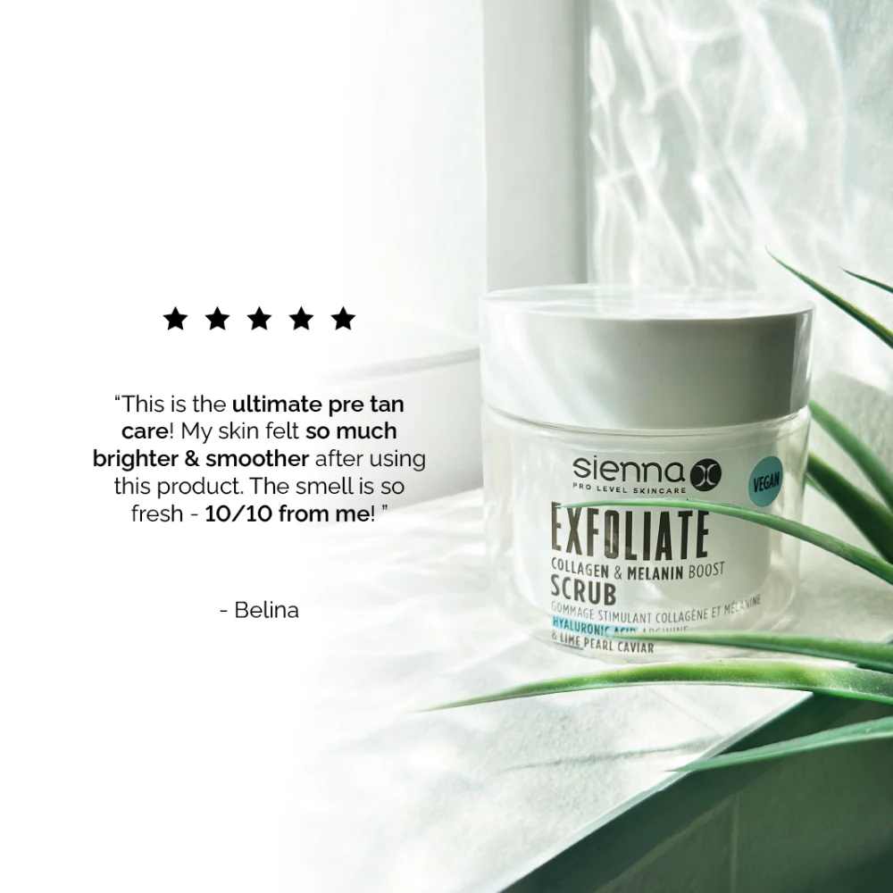 Sienna X Exfoliate Collagen & Melanin Boost Body Scrub 180ml - Image 4
