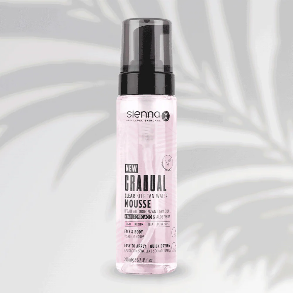 Sienna X Gradual Clear Self Tan Water Mousse 190ml - Image 4