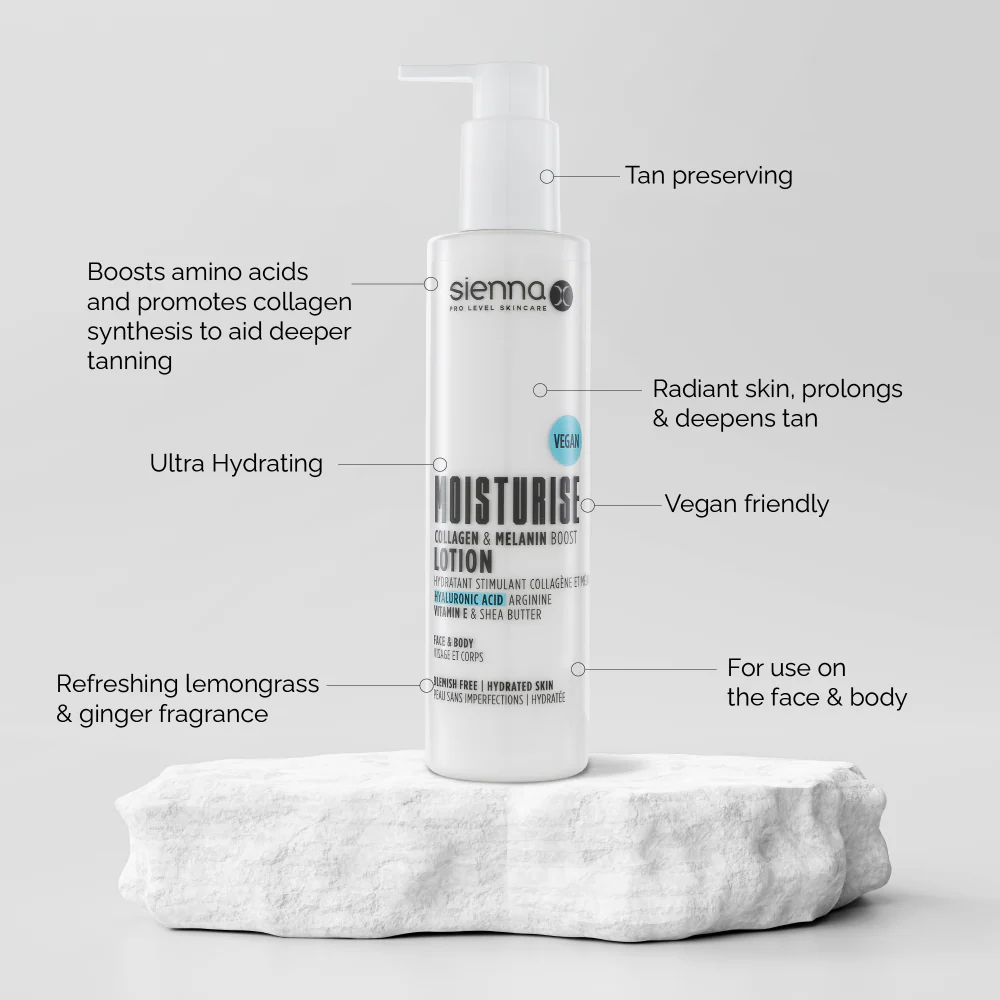 Sienna X Moisturise Collagen & Melanin Boosting Lotion 200ml - Image 8