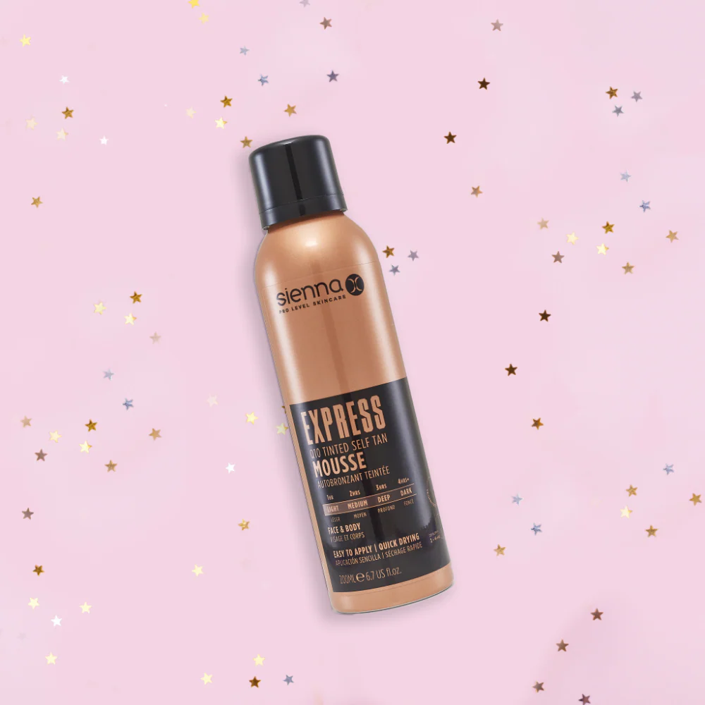 Sienna X Q10 Express Tinted Self Tan Mousse 200ml - Image 4