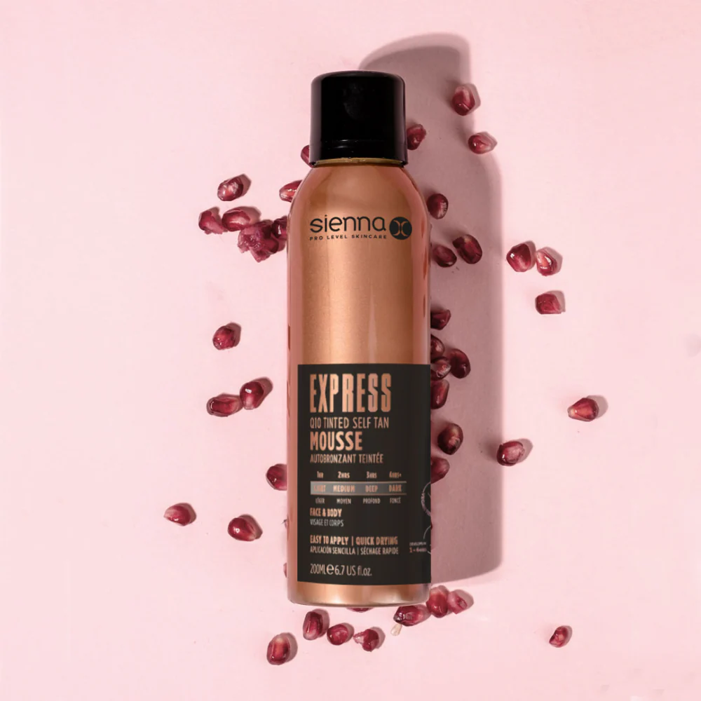 Sienna X Q10 Express Tinted Self Tan Mousse 200ml - Image 5