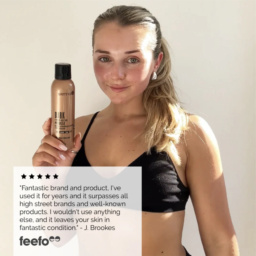 Sienna X Q10 Tinted Self Tan Mousse 200ml - Image 9