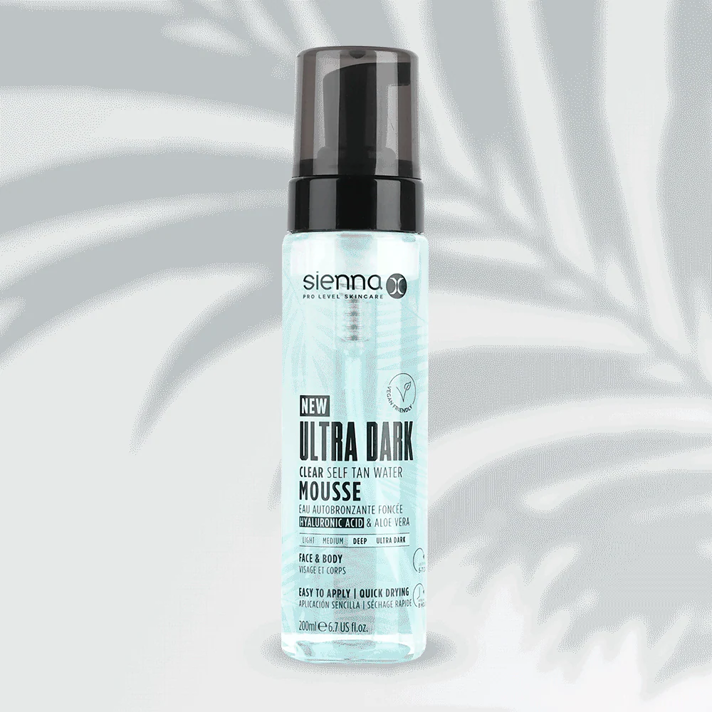 Sienna X Ultra Dark Self Tan Clear Water Mousse 190ml - Image 3