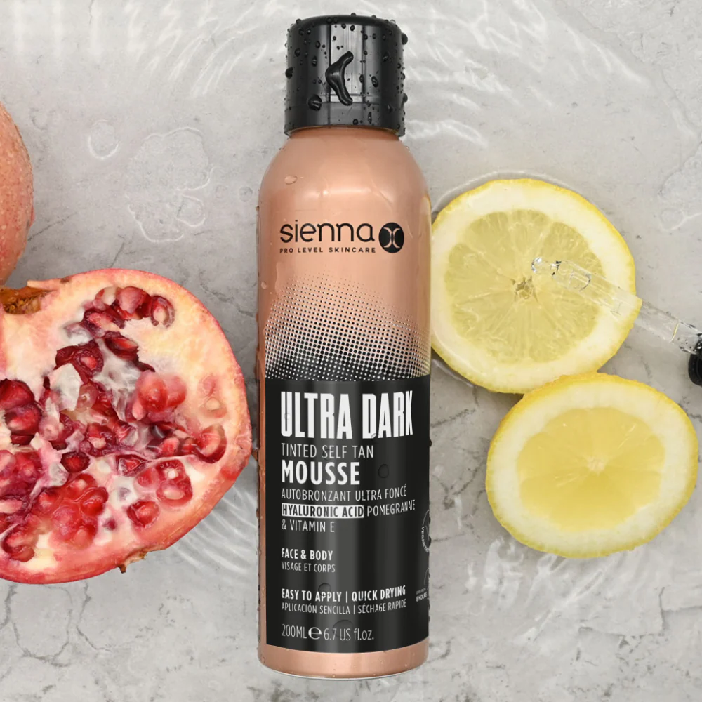 Sienna X Ultra Dark Tinted Self Tan Mousse 200ml - Image 2