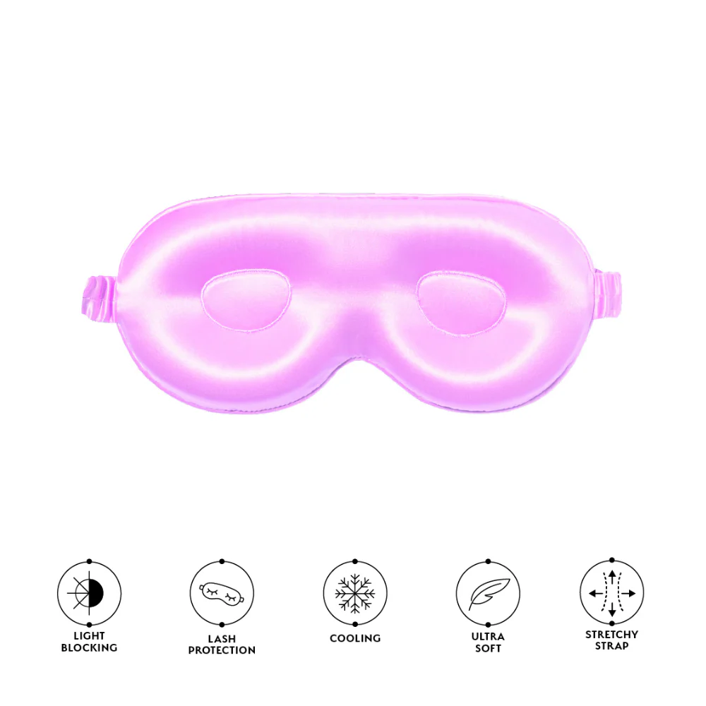 Silver Cloud Contoured Sleep Mask Pink - Image 2