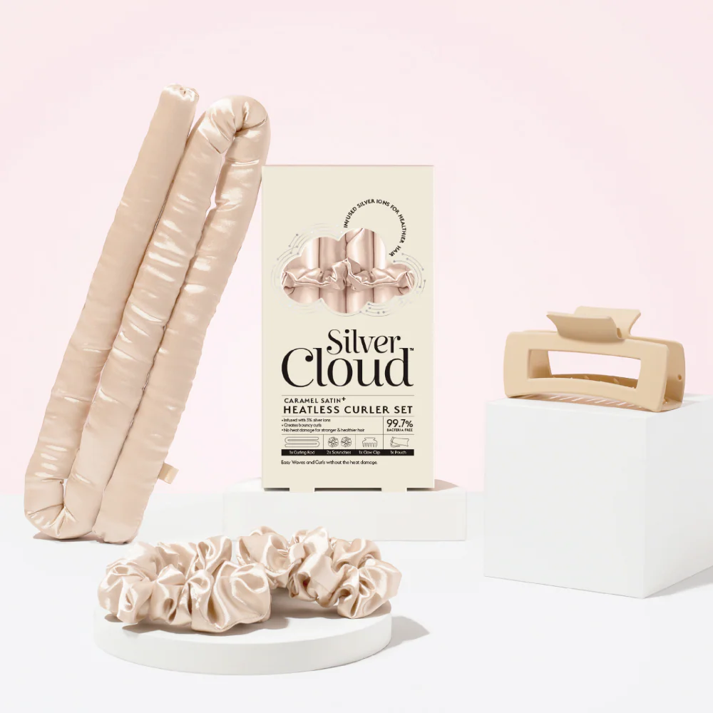 Silver Cloud Heatless Curlers Set Caramel - Image 3