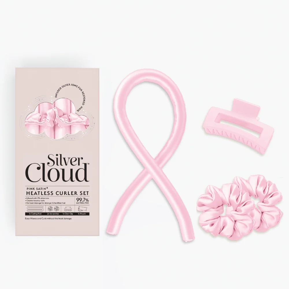 Silver Cloud Heatless Curlers Set Pink - Image 2