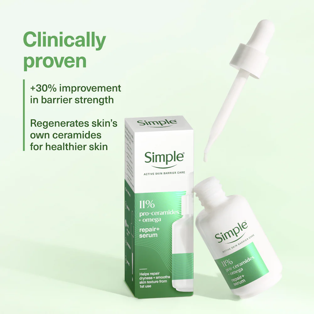 Simple 10% Ceramide & Omega Complex Booster Serum 30ml - Image 5