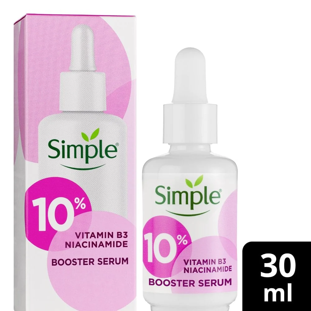 Simple 10% Niacinamide Vitamin B3 Booster Serum 30ml - Image 2