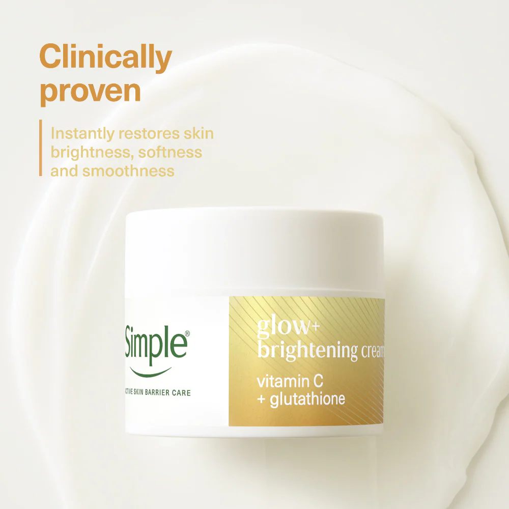 Simple Glow+ Brightening Gel Cream Facial Moisturiser 50ml - Image 3