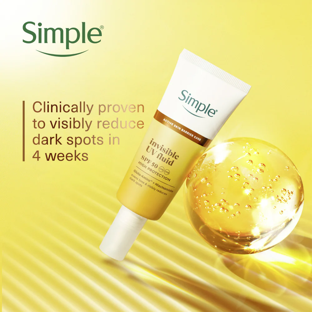 Simple Invisible UV Fluid SPF50 40ml - Image 4