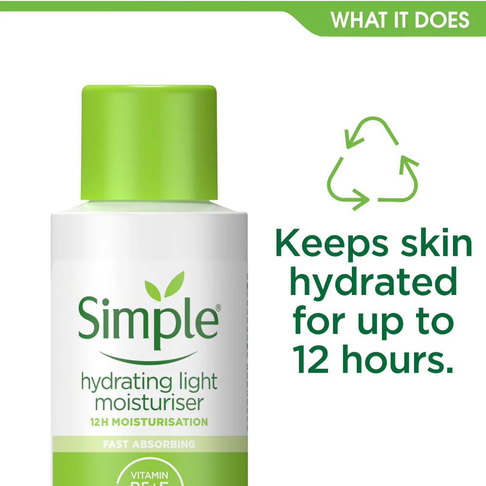 Simple Kind To Skin Hydrating Light Moisturiser 50ml - Image 2