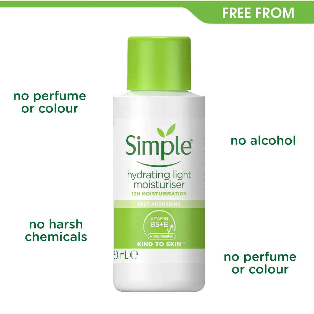 Simple Kind To Skin Hydrating Light Moisturiser 50ml - Image 3