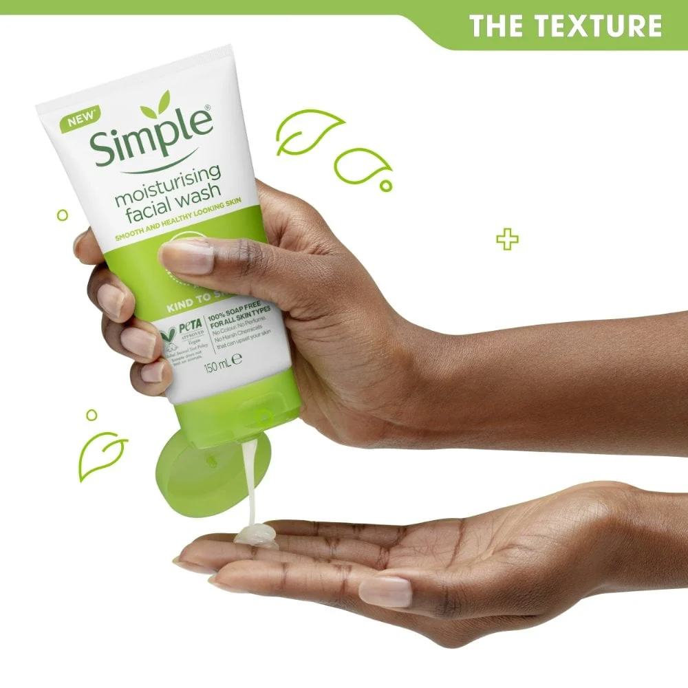Simple Kind To Skin Moisturising Facial Foam Wash 150ml - Image 6
