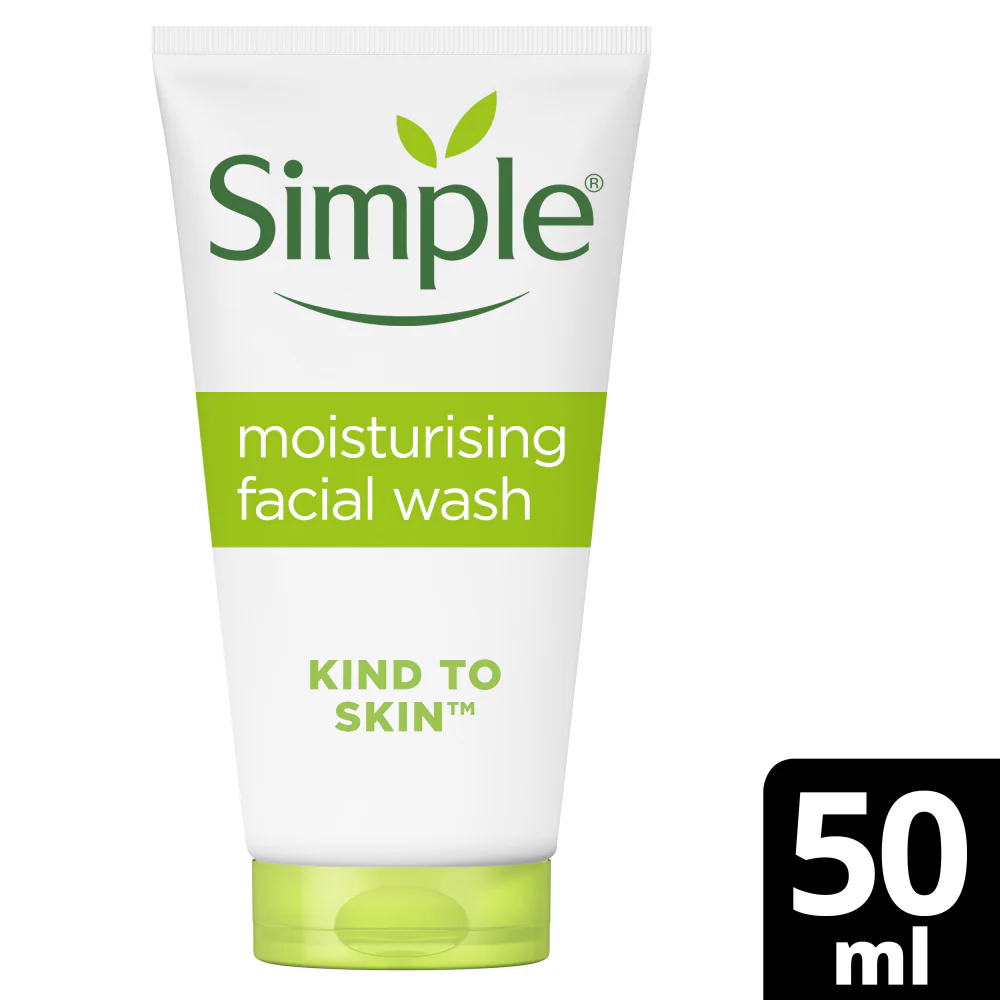 Simple Kind To Skin Moisturising Facial Foam Wash 50ml - Image 2