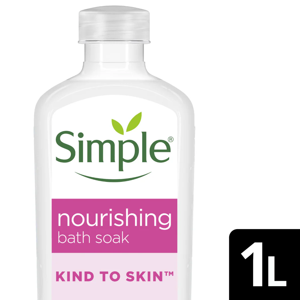 Simple Kind To Skin Nourishing Bath Soak 1000ml - Image 2