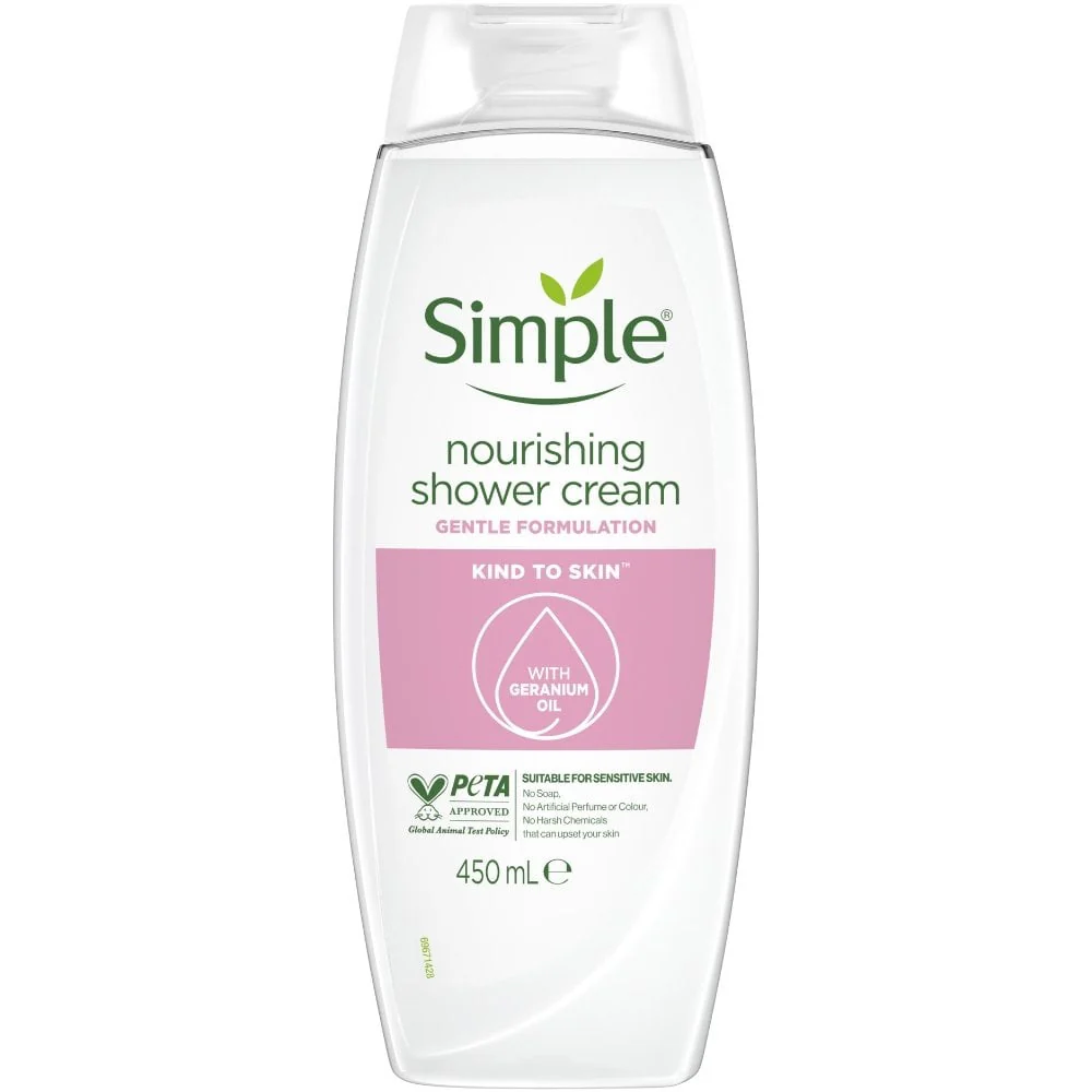 Simple Kind To Skin Nourishing Shower Cream 450ml
