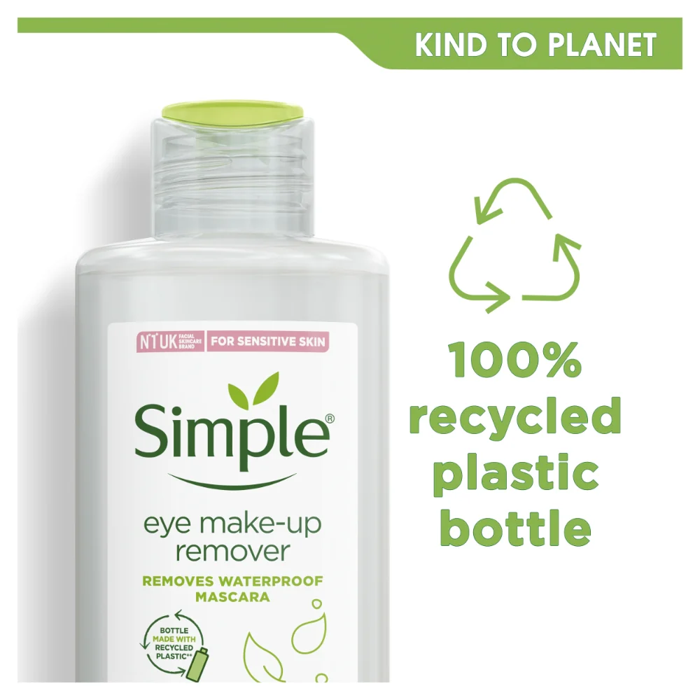 Simple Kind To Skin Oil-Free Eye Makeup Remover 125ml - Image 6