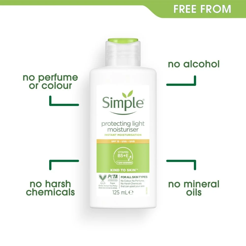 Simple Kind To Skin Protecting Light Moisturiser SPF15 125ml - Image 3