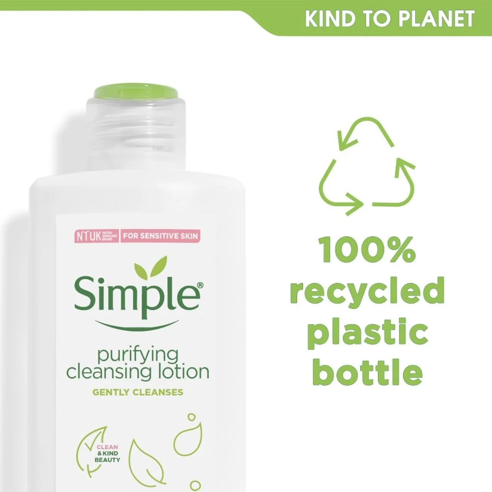 Simple Kind To Skin Purifying Cleansing Lotion 200ml - Image 4