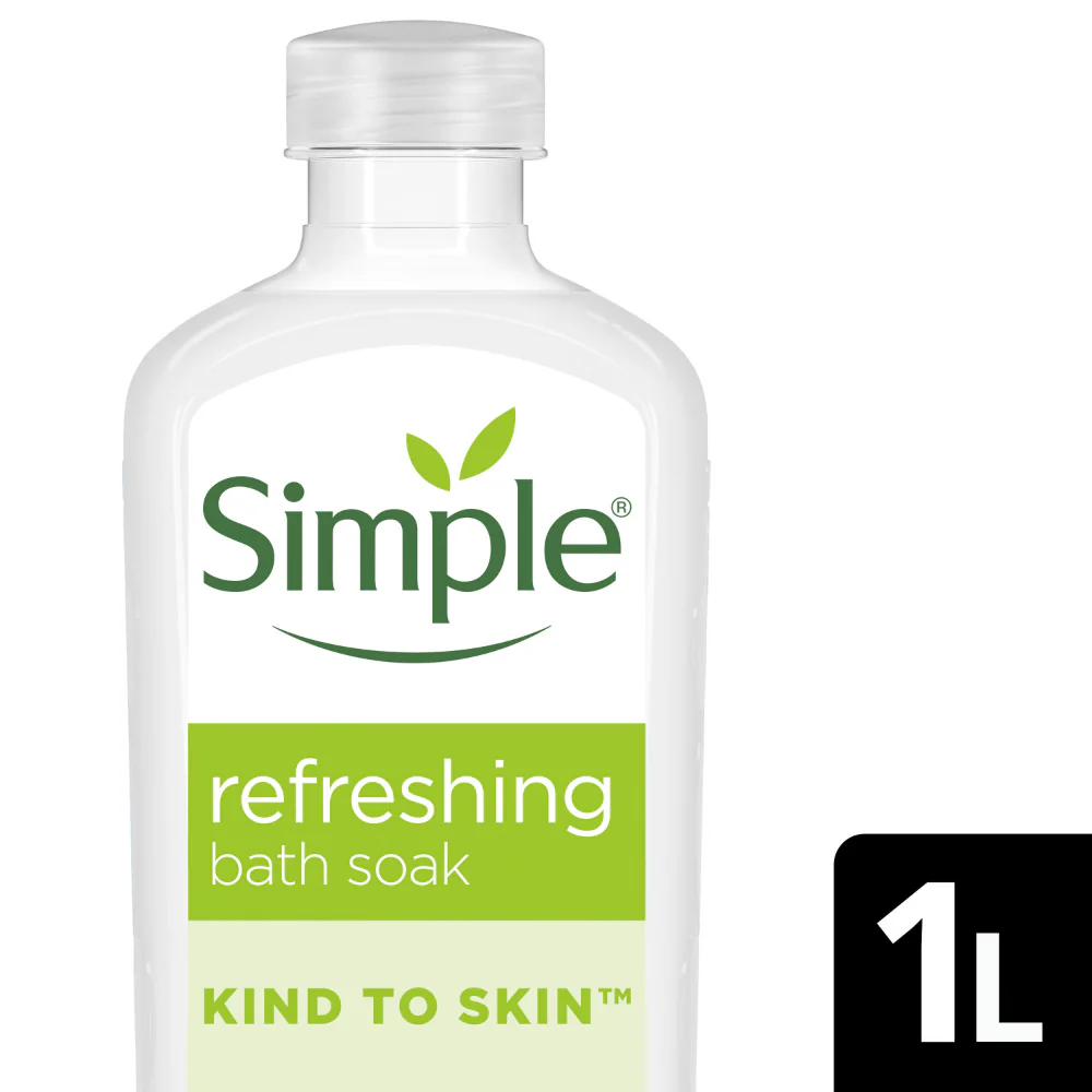 Simple Kind To Skin Refreshing Bath Soak 1000ml - Image 2