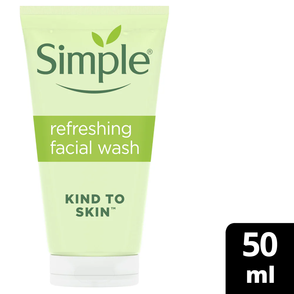 Simple Kind to Skin Refreshing Facial Wash Gel 50ml - Image 2