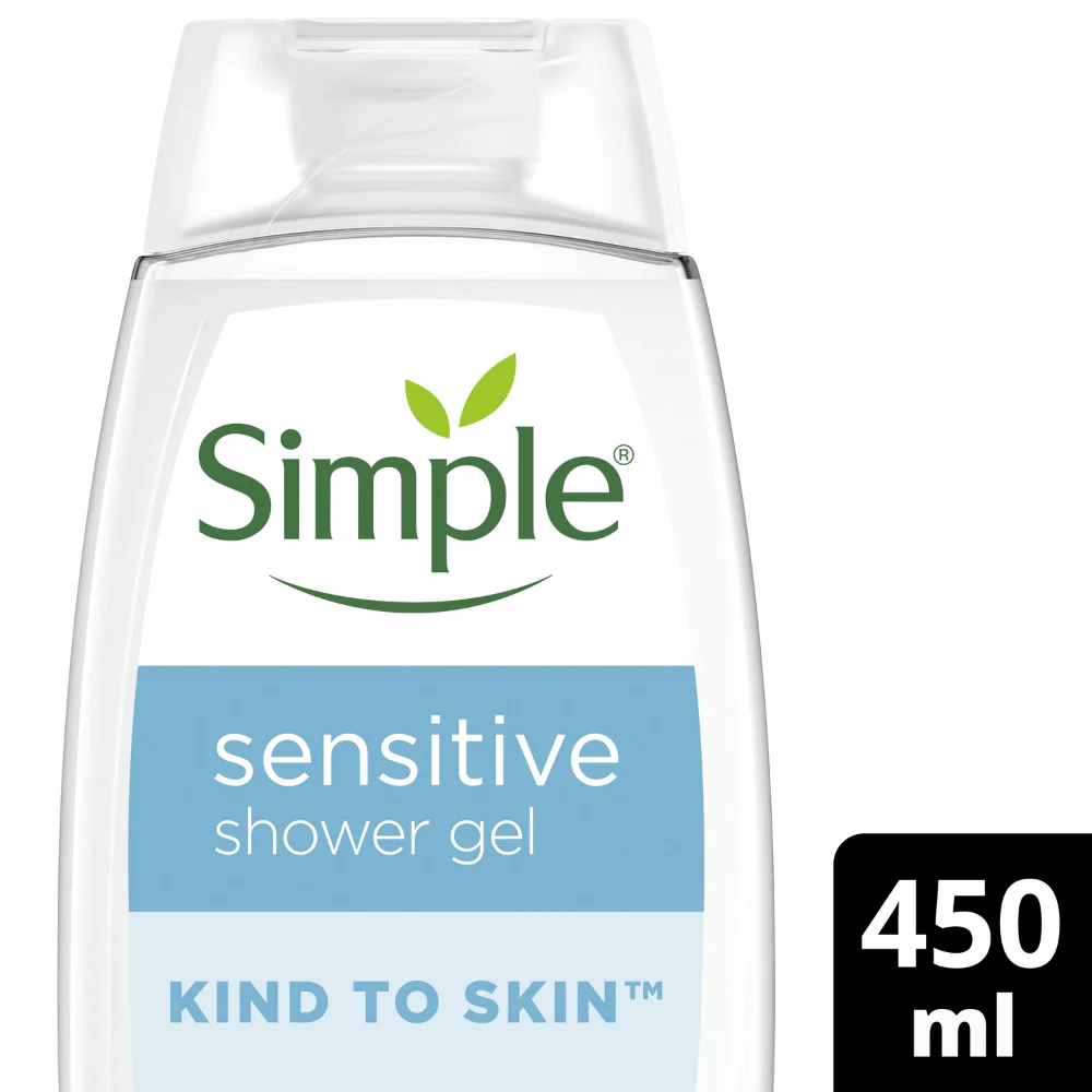 Simple Kind To Skin Sensitive Shower Gel 450ml - Image 2