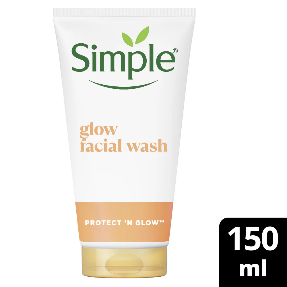 Simple Protect n Glow Express Glow Facial Wash 150ml - Image 2