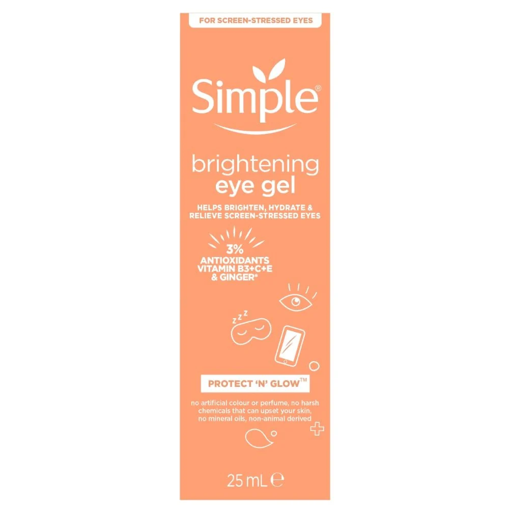 Simple Protect n Glow Eye Brightening Gel 25ml - Image 3