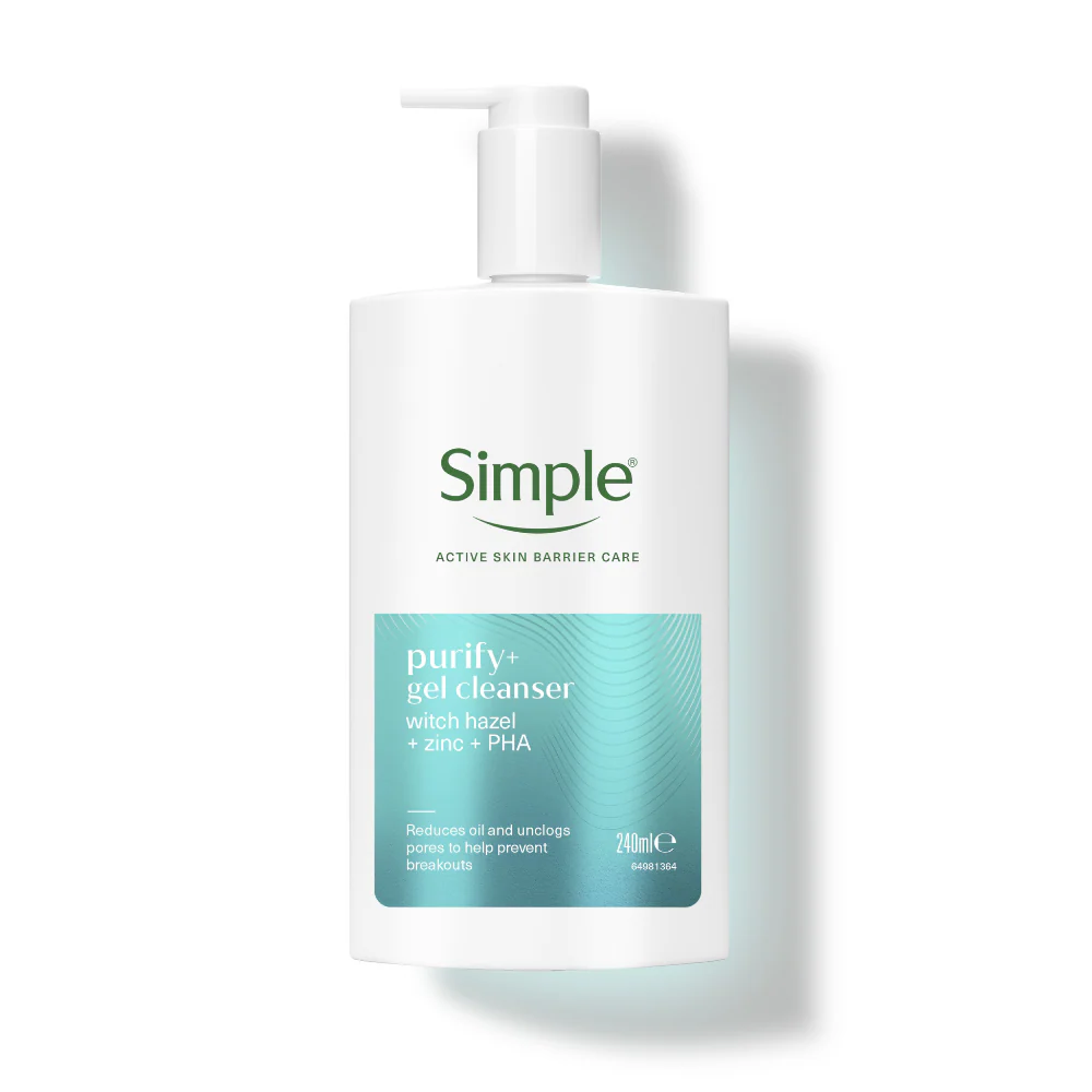 Simple Purify+ Gel Cleanser 240ml - Image 2