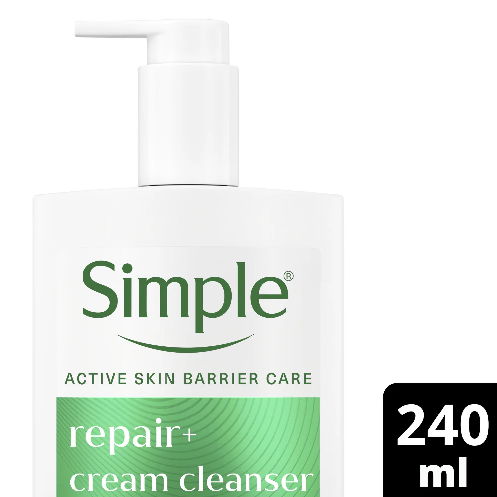 Simple Repair+ Pro-Ceramides Replenish Cream Cleanser 240ml - Image 3
