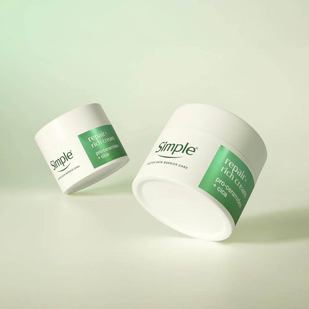 Simple Repair+ Pro-Ceramides Replenish Rich Cream Facial Moisturiser 50ml - Image 3