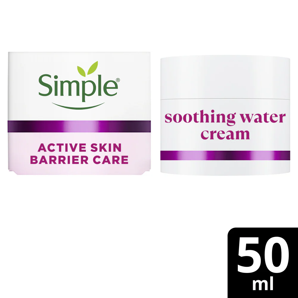 Simple Smooth+ Soothing Water Face Cream 50ml - Image 2