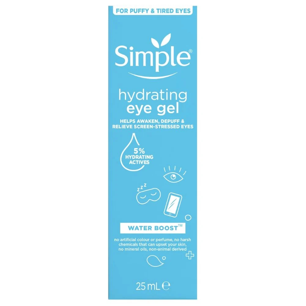 Simple Water Boost Hydrating Eye Gel 25ml - Image 2