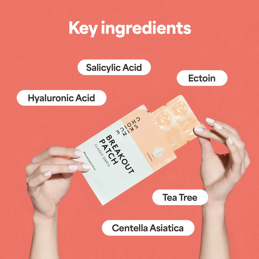 Skin Choice Breakout Classic Darts Microdart Pimple Patches with Salicylic Acid & Tea Tree x8 - Image 7
