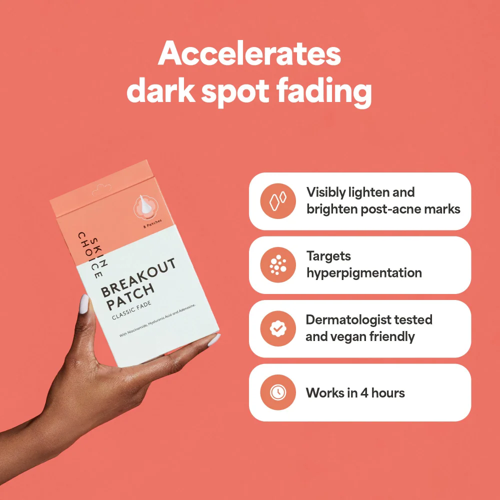 Skin Choice Breakout Classic Fade Dark Spot Pimple Patches with Niacinamide x8 - Image 3
