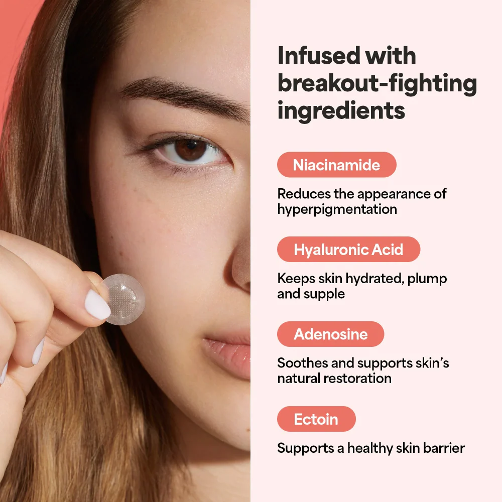 Skin Choice Breakout Classic Fade Dark Spot Pimple Patches with Niacinamide x8 - Image 4