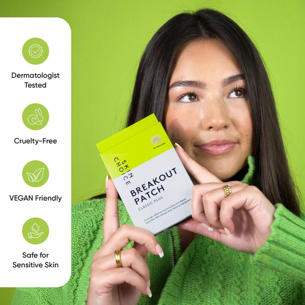 Skin Choice Breakout Classic Plus Spot Pimple Patches with Salicylic Acid & Niacinamide x75 - Image 5