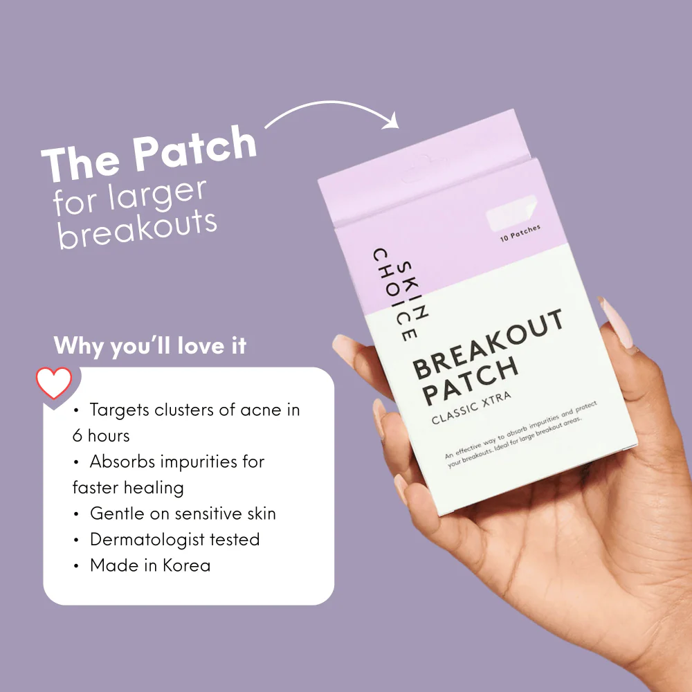 Skin Choice Breakout Classic Xtra Hydrocolloid Large Pimple Patches x10 - Image 2