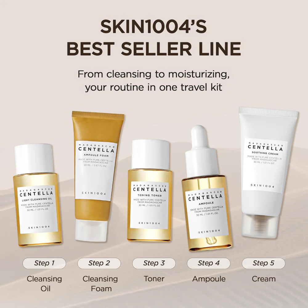 Skin1004 Madagascar Centella 5 Piece Travel Kit - Image 5