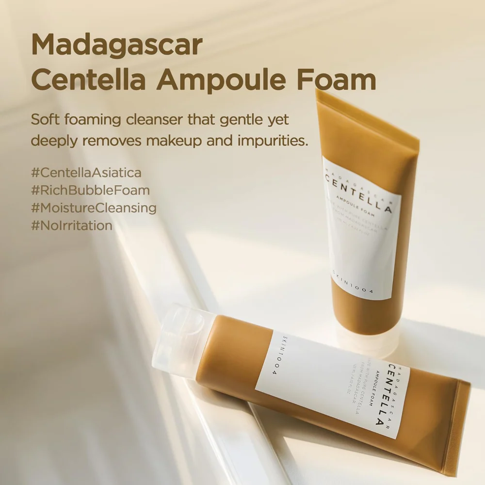 Skin1004 Madagascar Centella Ampoule Foam Cleanser 125ml - Image 3