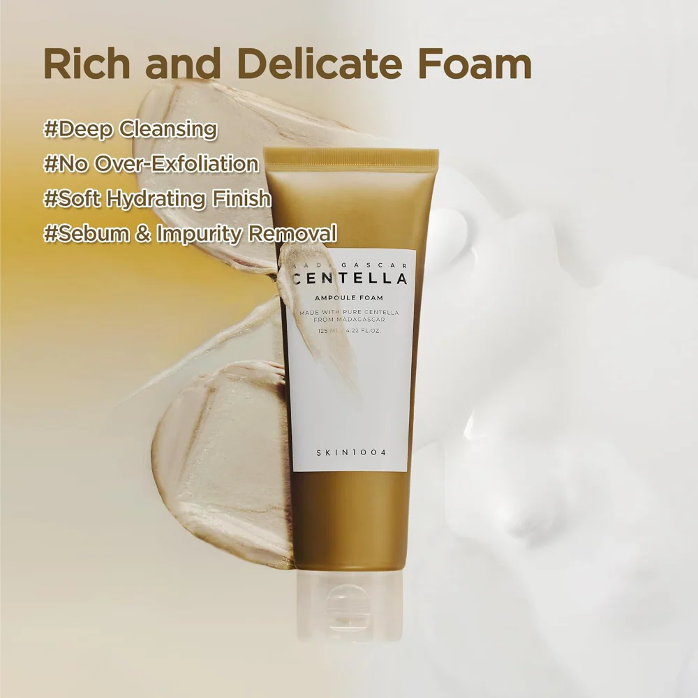Skin1004 Madagascar Centella Ampoule Foam Cleanser 125ml - Image 7