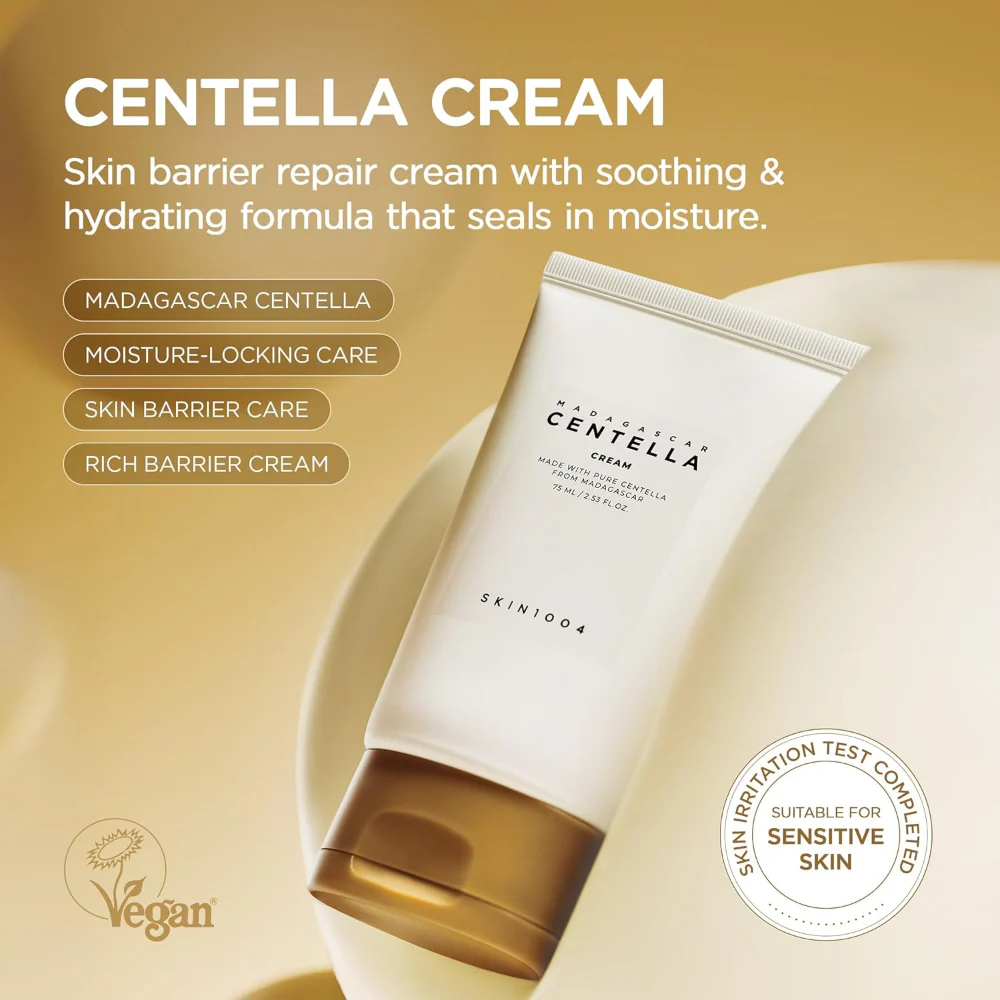 Skin1004 Madagascar Centella Cream 75ml - Image 3