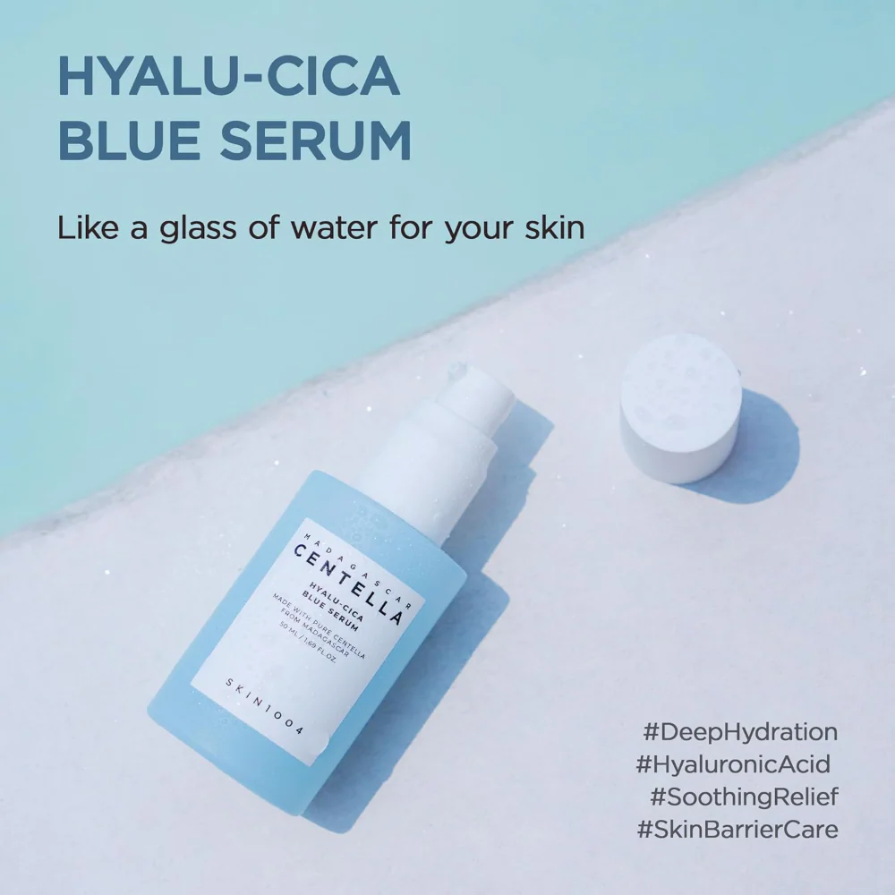 Skin1004 Madagascar Centella Hyalu-Cica Blue Serum 50ml - Image 3