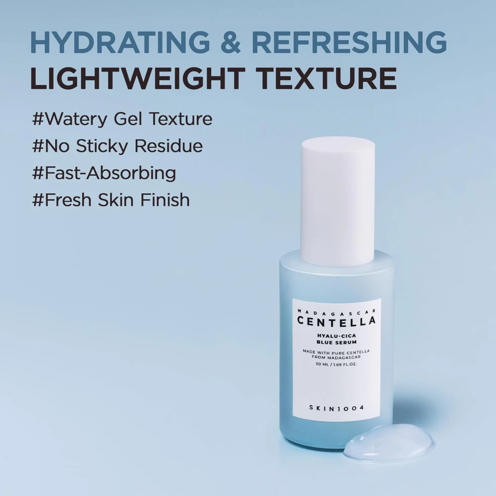 Skin1004 Madagascar Centella Hyalu-Cica Blue Serum 50ml - Image 5