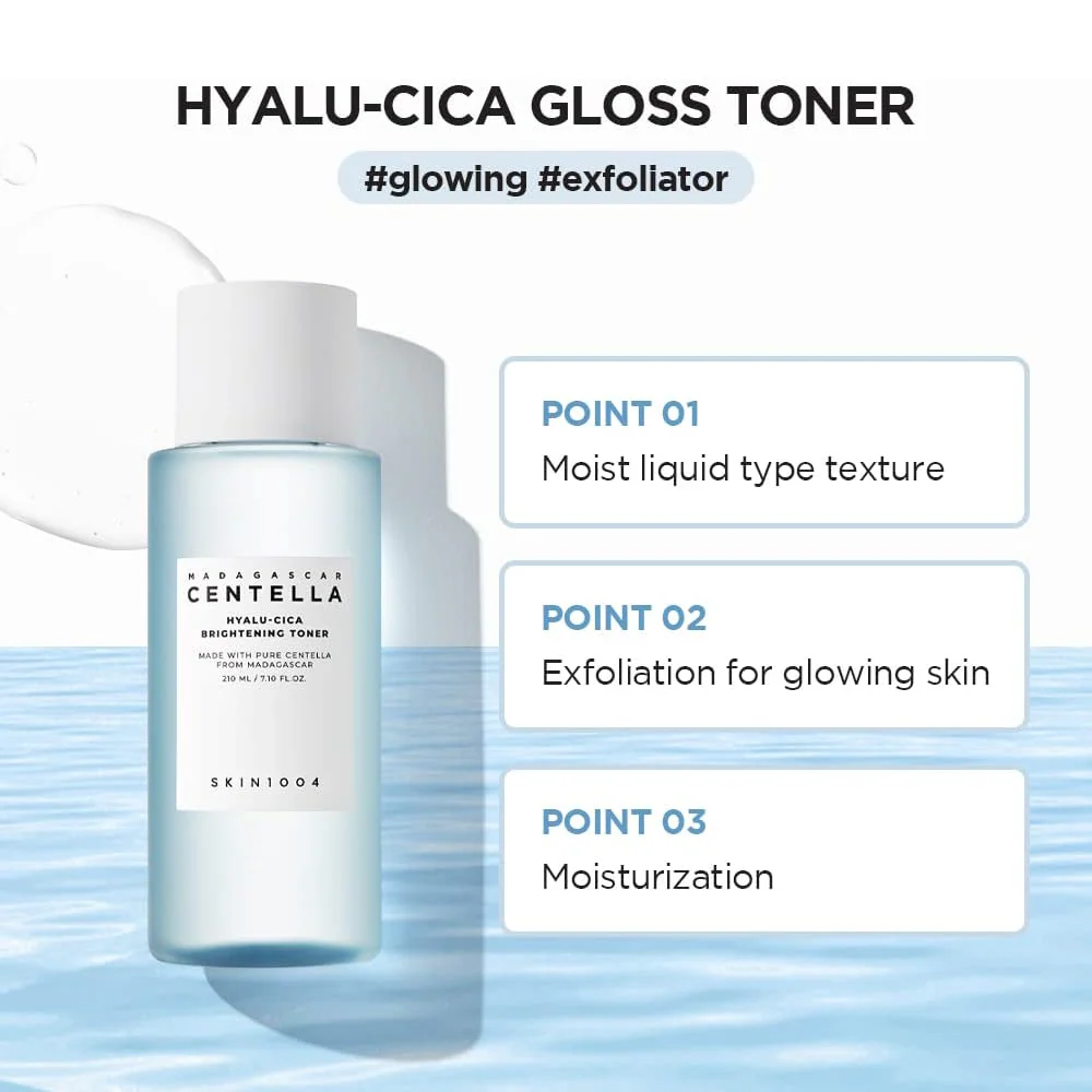Skin1004 Madagascar Centella Hyalu-Cica Brightening Toner 210ml - Image 4