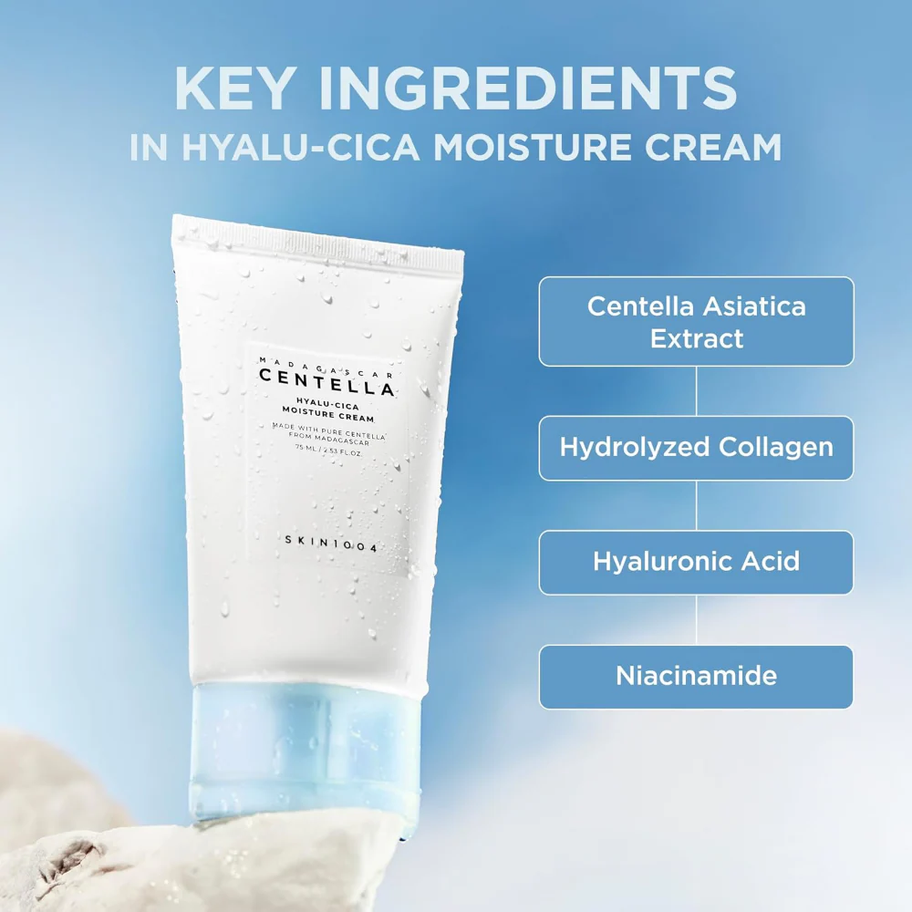 Skin1004 Madagascar Centella Hyalu-Cica Moisture Cream 75ml - Image 5